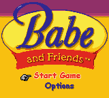 Babe and Friends (Europe) (En,Fr,De,Es,It) Title Screen